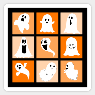 Cute Ghost Patchwork Magnet